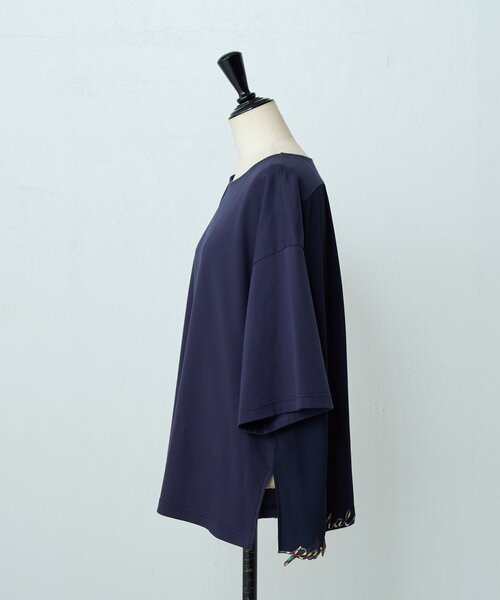 BEARDSLEY（ビアズリー）の「ことわざ刺繍プルオーバー（Tシャツ/カットソー・レディース・ネイビー/ブラック・FREE）」の14枚目の写真