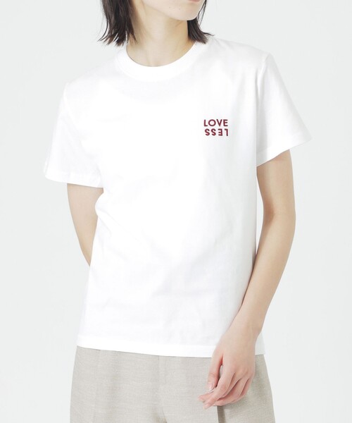 LOVELESS(ラブレス)の「LVLSエンブロイダリーTシャツ(Tシャツ/カットソー・レディース・ホワイト系その他/オフホワイト/ブラック・36)」の16枚目の写真