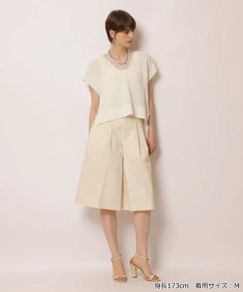 CADUNE(カデュネ)の「ハーフパンツ(その他パンツ・レディース・ベージュ/ブラック/オフホワイト・38/36/34)」の10枚目の写真