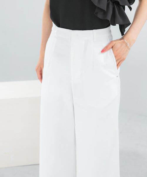 URBAN RESEARCH ROSSO WOMEN(アーバンリサーチ ロッソ)の「コットンツイルワイドパンツ(その他パンツ・レディース・ブラウン/ホワイト・36/38)」の22枚目の写真