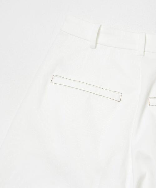 URBAN RESEARCH ROSSO WOMEN(アーバンリサーチ ロッソ)の「コットンツイルワイドパンツ(その他パンツ・レディース・ブラウン/ホワイト・36/38)」の18枚目の写真