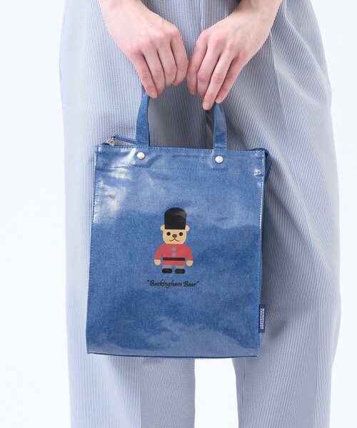 MACKINTOSH PHILOSOPHY（ﾏｯｷﾝﾄｯｼｭ ﾌｨﾛｿﾌｨｰ）の「バッキンガムベアトート（トートバッグ・レディース・ネイビー/ブラック/グリーン・FREE）」の5枚目の写真