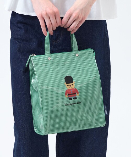MACKINTOSH PHILOSOPHY（ﾏｯｷﾝﾄｯｼｭ ﾌｨﾛｿﾌｨｰ）の「バッキンガムベアトート（トートバッグ・レディース・ネイビー/ブラック/グリーン・FREE）」の6枚目の写真