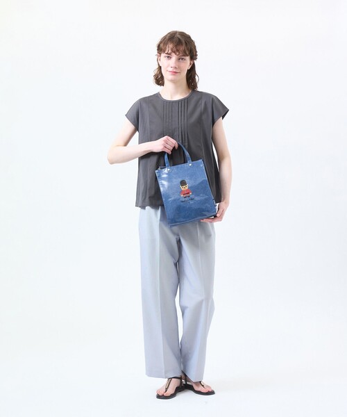 MACKINTOSH PHILOSOPHY（ﾏｯｷﾝﾄｯｼｭ ﾌｨﾛｿﾌｨｰ）の「バッキンガムベアトート（トートバッグ・レディース・ネイビー/ブラック/グリーン・FREE）」の8枚目の写真