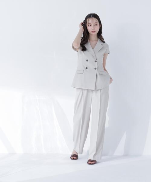 NATURAL BEAUTY BASIC(ナチュラルビューティーベーシック)の「スタイルアップ SETUP ワンタックワイドパンツ(その他パンツ・レディース・ブラウン/ベージュ・SMALL/MEDIUM)」の21枚目の写真
