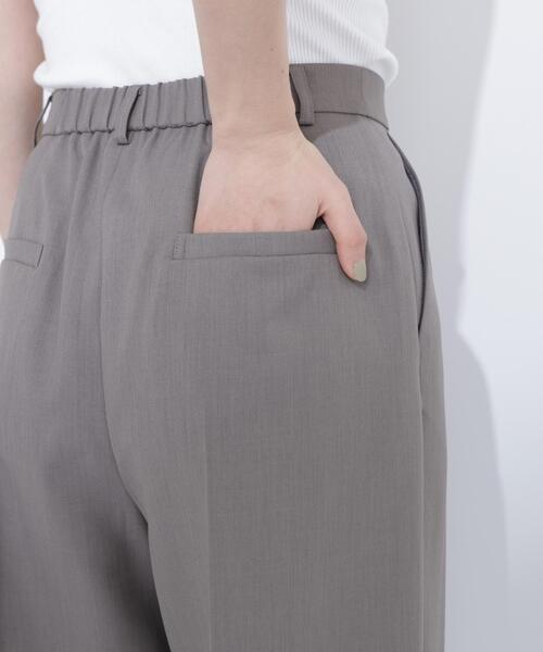 NATURAL BEAUTY BASIC(ナチュラルビューティーベーシック)の「スタイルアップ SETUP ワンタックワイドパンツ(その他パンツ・レディース・ブラウン/ベージュ・SMALL/MEDIUM)」の13枚目の写真