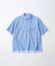 【White Mountaineering/ホワイトマウンテニアリング】STRIPE SHORT SLEEVE PULLOVER SHIRT