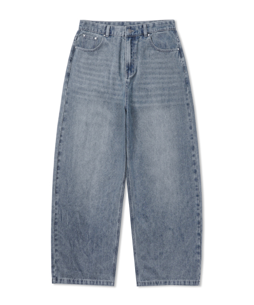 GRAYBLVD(グレイブラバット)の「ウェスリーウォッシュドデニムパンツ(ブルー)(デニムパンツ・レディース・その他・SMALL/MEDIUM/LARGE/X-LARGE)」の2枚目の写真