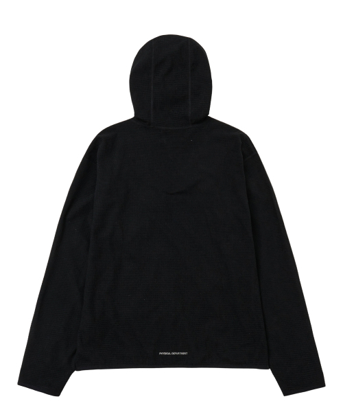 PHYPS MOTORCYCLE(フィップスモーターサイクル)の「H-Tech Grid Fleece Hoodie Zip-Up Black(パーカー・レディース・その他・SMALL/MEDIUM/LARGE/X-LARGE)」の3枚目の写真