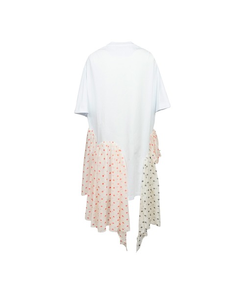 MSGM(エムエスジーエム)の「ポルカドット シフォン ジャージーワンピース(ワンピース・レディース・ブラック/ホワイト・XS/S)」の4枚目の写真