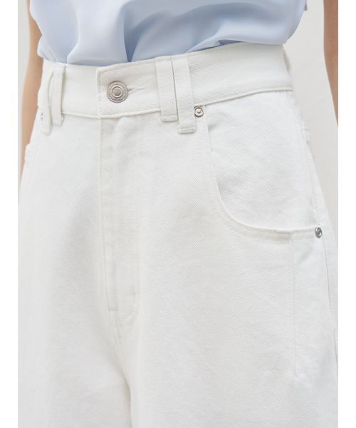 SNIDEL（スナイデル）の「【Kuroki denim】ハイライズワイドデニム（デニムパンツ・レディース・ダークブルー/ホワイト/ライトブルー・0/1）」の15枚目の写真