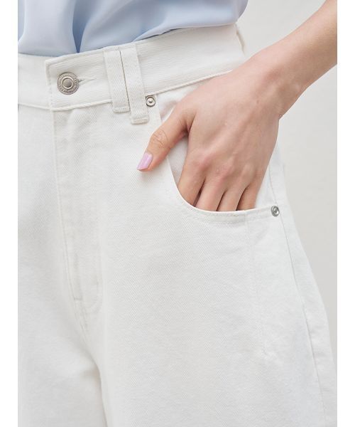SNIDEL（スナイデル）の「【Kuroki denim】ハイライズワイドデニム（デニムパンツ・レディース・ダークブルー/ホワイト/ライトブルー・0/1）」の14枚目の写真