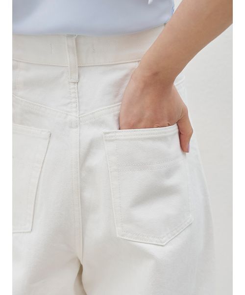 SNIDEL（スナイデル）の「【Kuroki denim】ハイライズワイドデニム（デニムパンツ・レディース・ダークブルー/ホワイト/ライトブルー・0/1）」の13枚目の写真