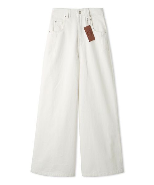 SNIDEL（スナイデル）の「【Kuroki denim】ハイライズワイドデニム（デニムパンツ・レディース・ダークブルー/ホワイト/ライトブルー・0/1）」の6枚目の写真