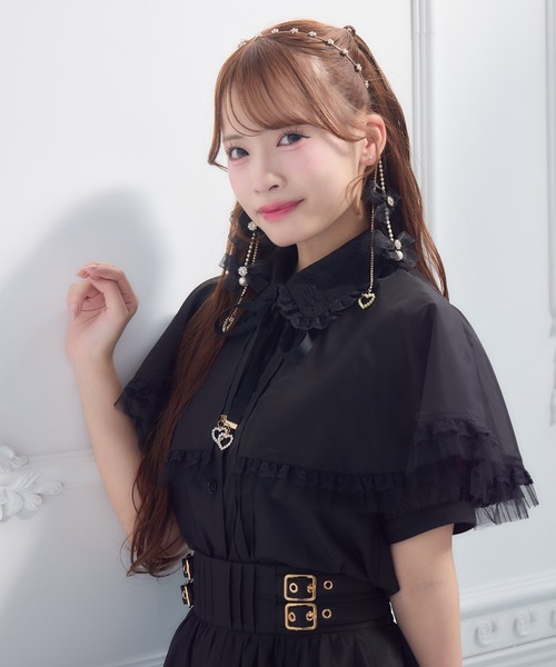 ROJITA(ロジータ)の「リボン付パールチェーンカチューシャ(カチューシャ・レディース・ピンク/ホワイト/ブラック・FREE)」の21枚目の写真