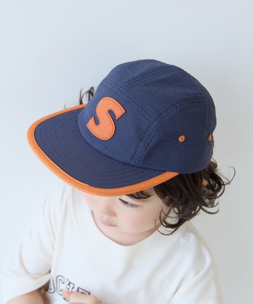 LOWRYS FARM(ローリーズファーム)の「ナイロンCAP 660129(キャップ・キッズ・アイボリー/ネイビー/ピンク・FREE)」の1枚目の写真