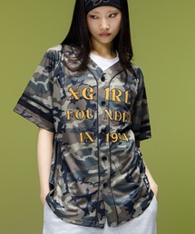 X-girl | LOGO PATCH BASEBALL SHIRT(シャツ/ブラウス)