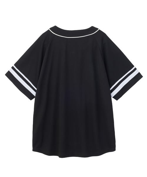 X-girl(エックスガール)の「LOGO PATCH BASEBALL SHIRT(シャツ/ブラウス・レディース・ブラック/カモフラージュ/ブラウン・S/M)」の15枚目の写真