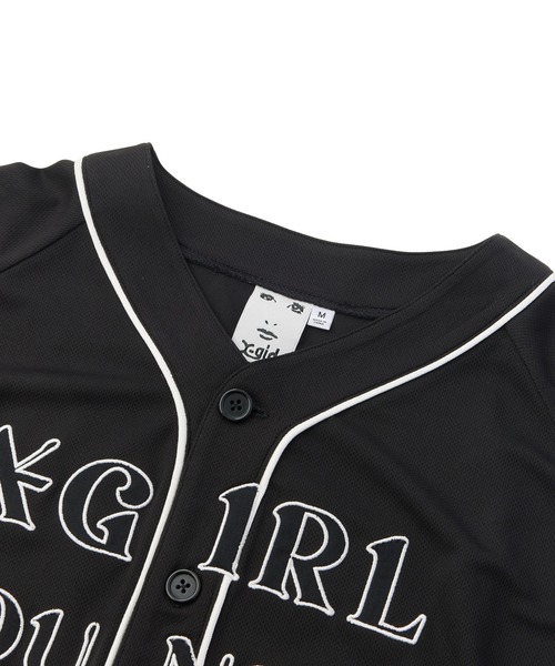 X-girl(エックスガール)の「LOGO PATCH BASEBALL SHIRT(シャツ/ブラウス・レディース・ブラック/カモフラージュ/ブラウン・S/M)」の16枚目の写真
