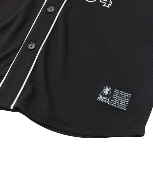 X-girl(エックスガール)の「LOGO PATCH BASEBALL SHIRT(シャツ/ブラウス・レディース・ブラック/カモフラージュ/ブラウン・S/M)」の20枚目の写真