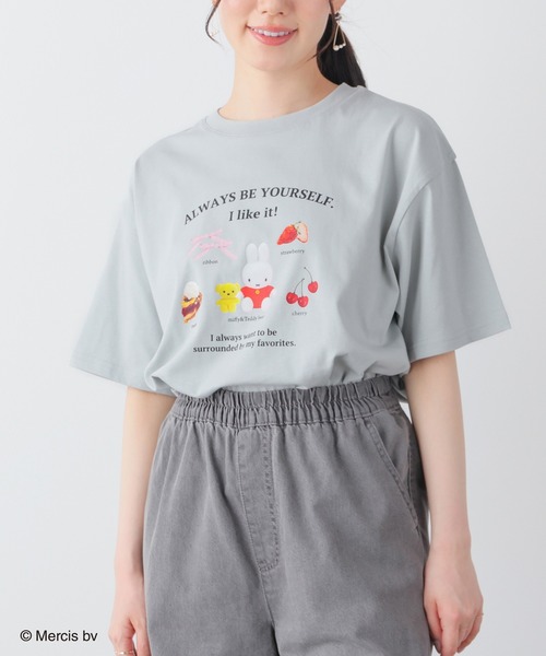 セール】【UVカット】ミッフィー／ゆるTシャツ（Tシャツ/カットソー