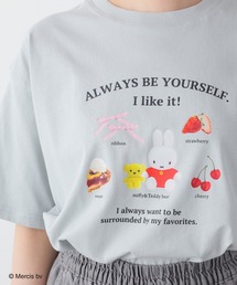 Honeys（ハニーズ）の「【ＵＶカット】ミッフィー／ゆるＴシャツ（Tシャツ/カットソー）」