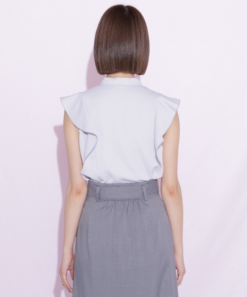 JILL by JILL STUART(ジルバイジルスチュアート)の「ピンタックボウタイブラウス(シャツ/ブラウス・レディース・ブルー/ブラック系その他/ホワイト・FREE)」の22枚目の写真