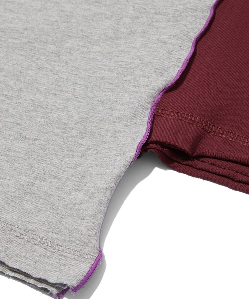MILKFED.(ミルクフェド)の「CENTER PANEL S/S TOP(Tシャツ/カットソー・レディース・ピンク/アッシュ/オートミール・ONE SIZE)」の11枚目の写真