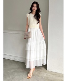 SNIDEL(�X�i�C�f��)�̃j�b�g�h�b�L���O�e�B�A�[�h�����s�[�X(�����s�[�X)