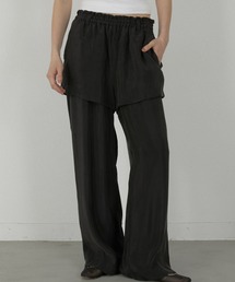 【LA PEAU DE GEM】layered pants/レイヤードパンツ