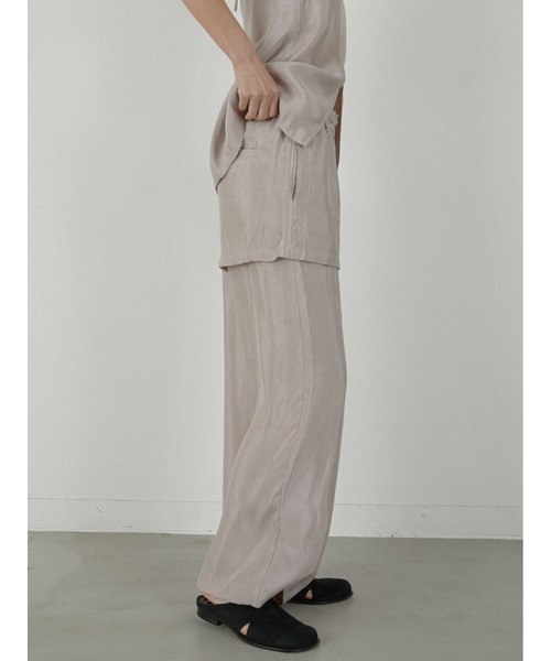 セール】【LA PEAU DE GEM】layered pants/レイヤードパンツ（その他