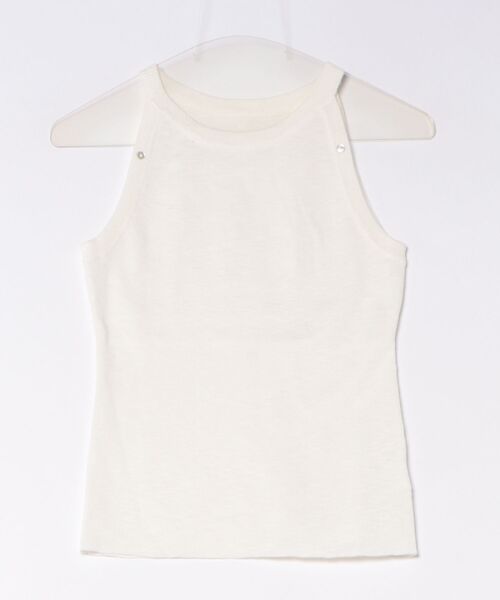 LAULEN(ローレン)の「multi way layered openwork shawl knit /レイヤードオープンワークショールニット(ニット/セーター・レディース・グレー/ベージュ/アイボリー・FREE)」の4枚目の写真