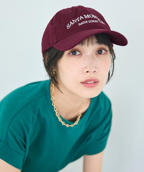 coca（coca）（コカ）の「コットンロゴキャップ（キャップ・レディース・ワイン/ブラウン/ネイビー・ONE SIZE）」の9枚目の写真