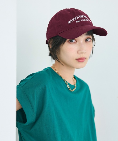 coca（coca）（コカ）の「コットンロゴキャップ（キャップ・レディース・ワイン/ブラウン/ネイビー・ONE SIZE）」の12枚目の写真