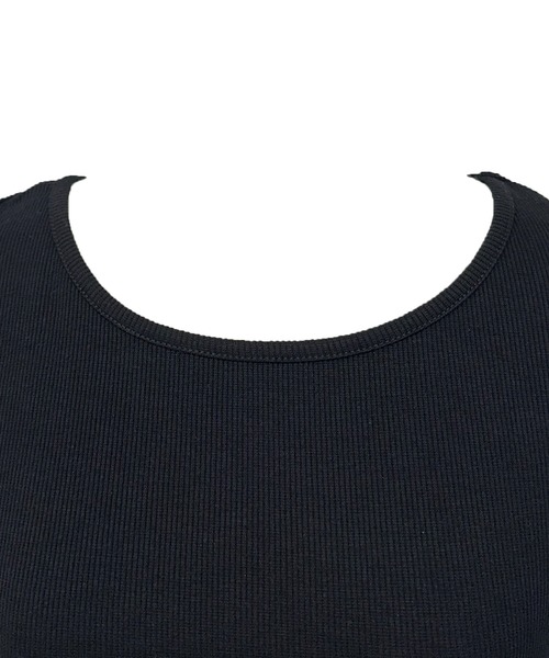 archives（アルシーヴ）の「【華奢見えが叶うコンパクトリブT】ネームテレコＴｅｅ（Tシャツ/カットソー・レディース・オフホワイト/ブラック/クリーム/ネイビー・MEDIUM）」の9枚目の写真
