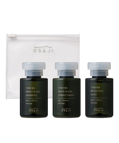 OSAJI(オサジ)の「オサジ チューニング ヘア&ボディケア トライアルセット(シャンプー・レディース・その他・FREE)」の1枚目の写真