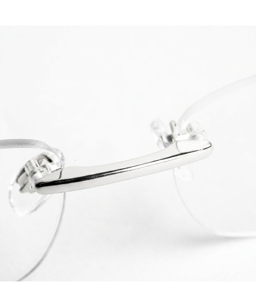 NO ID.（ノーアイディ）の「【NO ID.】Rimless Metal Eyewear / リムレス メタル アイウェア（サングラス・メンズ・クリア・ONE SIZE）」の3枚目の写真