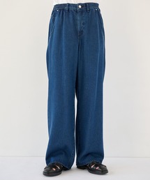 PUBLIC DENIM リラックスワイドヴィンテージライクデニムパンツ /日本