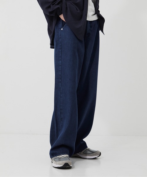 PUBLIC TOKYO(パブリックトウキョウ)の「【残りわずか】PUBLIC DENIM TRO STRAIGHT /日本製/岡山デニム/ストレート/夏服(デニムパンツ・メンズ・ブラック/オフホワイト/ダークインディゴブルー・1/2/3)」の6枚目の写真