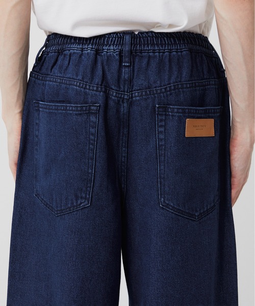 PUBLIC TOKYO(パブリックトウキョウ)の「【残りわずか】PUBLIC DENIM TRO STRAIGHT /日本製/岡山デニム/ストレート/夏服(デニムパンツ・メンズ・ブラック/オフホワイト/ダークインディゴブルー・1/2/3)」の9枚目の写真