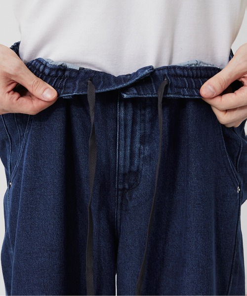 PUBLIC TOKYO(パブリックトウキョウ)の「【残りわずか】PUBLIC DENIM TRO STRAIGHT /日本製/岡山デニム/ストレート/夏服(デニムパンツ・メンズ・ブラック/オフホワイト/ダークインディゴブルー・1/2/3)」の12枚目の写真