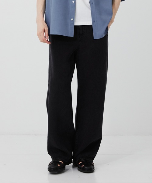 PUBLIC TOKYO(パブリックトウキョウ)の「【残りわずか】PUBLIC DENIM TRO STRAIGHT /日本製/岡山デニム/ストレート/夏服(デニムパンツ・メンズ・ブラック/オフホワイト/ダークインディゴブルー・1/2/3)」の13枚目の写真