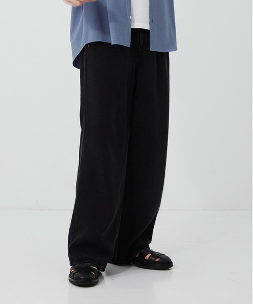 PUBLIC TOKYO(パブリックトウキョウ)の「【残りわずか】PUBLIC DENIM TRO STRAIGHT /日本製/岡山デニム/ストレート/夏服(デニムパンツ・メンズ・ブラック/オフホワイト/ダークインディゴブルー・1/2/3)」の15枚目の写真