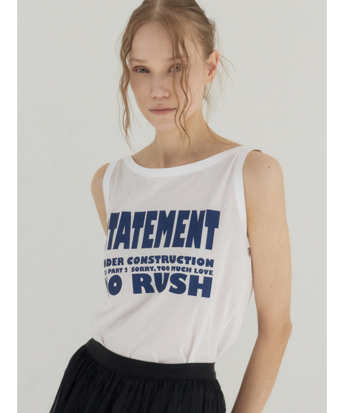 Sorry,Too Much Love(ソーリートゥーマッチラブ)の「No Rush Summer Boat Neck Top_White(Tシャツ/カットソー・レディース・その他・FREE)」の1枚目の写真