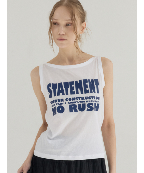 Sorry,Too Much Love(ソーリートゥーマッチラブ)の「No Rush Summer Boat Neck Top_White(Tシャツ/カットソー・レディース・その他・FREE)」の5枚目の写真
