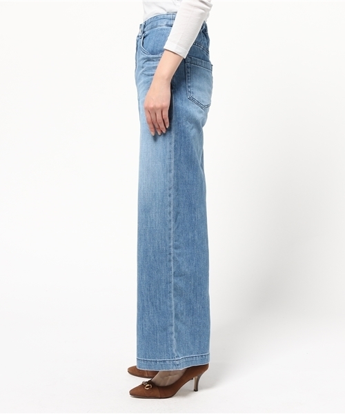 GRACE CONTINENTAL（グレースコンチネンタル）の「デニムワイドパンツ グレースコンチネンタルワイドストレートデニムパンツインディゴ 36