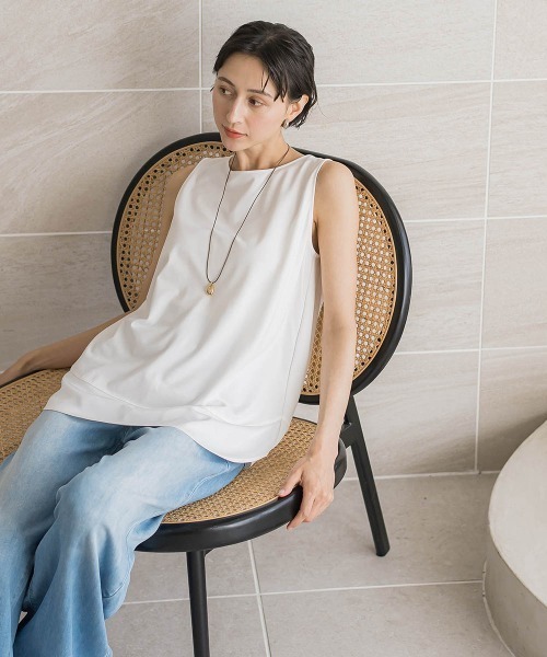 la.f…(ラエフ)の「【WEB限定/追加生産】優秀タンク(Tシャツ/カットソー・レディース・ホワイト・9号)」の4枚目の写真