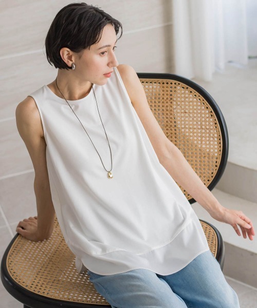 la.f…(ラエフ)の「【WEB限定/追加生産】優秀タンク(Tシャツ/カットソー・レディース・ホワイト・9号)」の2枚目の写真