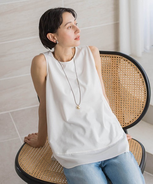 la.f…(ラエフ)の「【WEB限定/追加生産】優秀タンク(Tシャツ/カットソー・レディース・ホワイト・9号)」の3枚目の写真