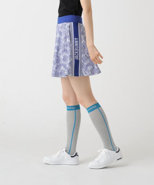 Jack Bunny!!(ジャックバニー)の「【Jack Bunny!!】SPXトワルドジュイ椰子ジャガードスカート(スカート・レディース・ブルー・MEDIUM)」の5枚目の写真